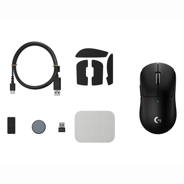  Chuột gaming Logitech Pro X Superlight 2C | Wireless 2.4Ghz, 44000 DPI, 51g, Đen 
