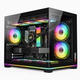  Thùng máy Magic GM-06L Pro (Led RGB/ARGB) (Full M-ATX) (Aio 360 Top) - Đen 