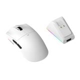  Chuột gaming Magic LDON V3 PRO | 3 Mode, Dock sạc, Trắng 