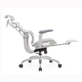  Ghế Công Thái Học Manson Foris, Màu Xám, Có gác chân | Đỡ Lưng Bionic Spine, Ngả Sâu 147 Độ, Tay 5D 