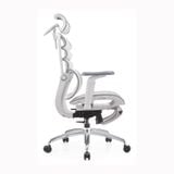  Ghế Công Thái Học Manson Foris, Màu Xám, Có gác chân | Đỡ Lưng Bionic Spine, Ngả Sâu 147 Độ, Tay 5D 