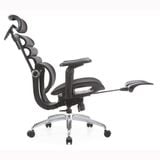  Ghế Công Thái Học Manson Foris, Màu Đen, Có gác chân | Đỡ Lưng Bionic Spine, Ngả Sâu 147 Độ, Tay 5D 
