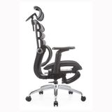  Ghế Công Thái Học Manson Foris, Màu Đen, Có gác chân | Đỡ Lưng Bionic Spine, Ngả Sâu 147 Độ, Tay 5D 
