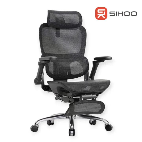  Ghế gaming Sihoo B300 Pro Đen | Có kê chân, Công thái học 