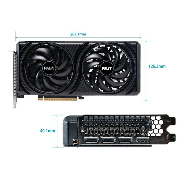  Card màn hình NVIDIA GeForce RTX 5060 Palit Infinity 2 OC | 8GB GDDR7, 3840 CUDA 