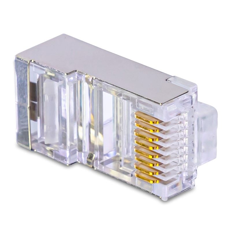  Đầu mạng Aptek Cat 5E FTP RJ45 Plug (502-01001) | Chống nhiễu, 100 cái/bịch 