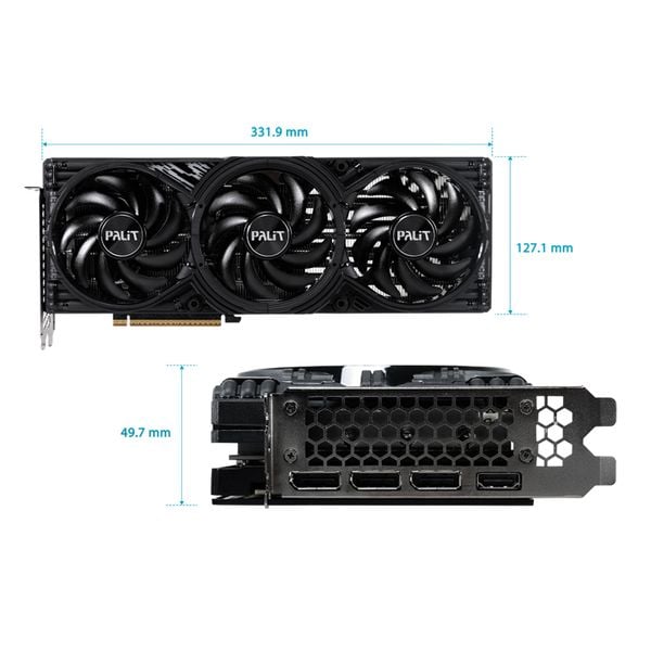  Card màn hình NVIDIA GeForce RTX 5070 Ti Palit GamingPro-S | 16GB GDDR7, 8960 CUDA 
