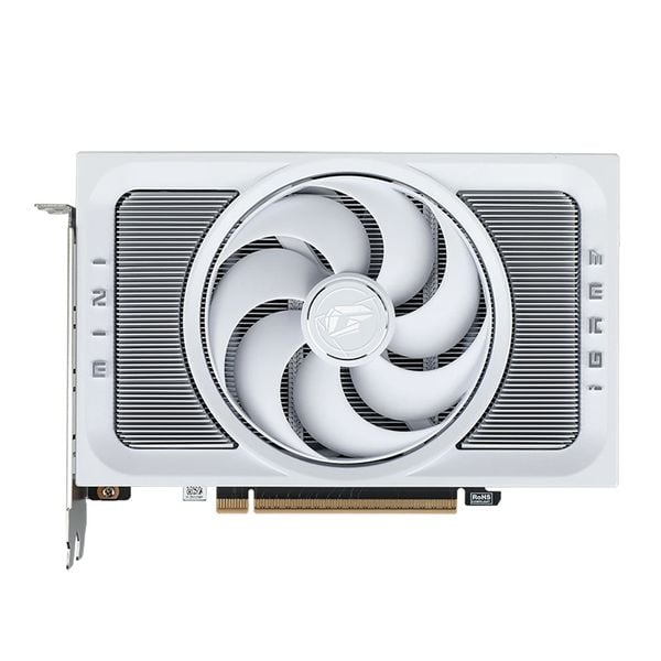  Card màn hình NVIDIA GeForce RTX 5060 Ti Colorful iGame Mini W OC 8GB-V | 8GB GDDR7, 4608 CUDA, 1 Fan, Trắng 