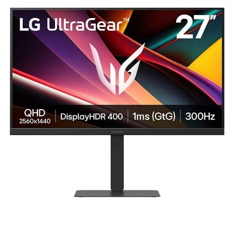 Màn hình Gaming LG 27G640A-B | 27 inch, QHD 2K, IPS, 300Hz, 1ms, USB-C, Chân CTH