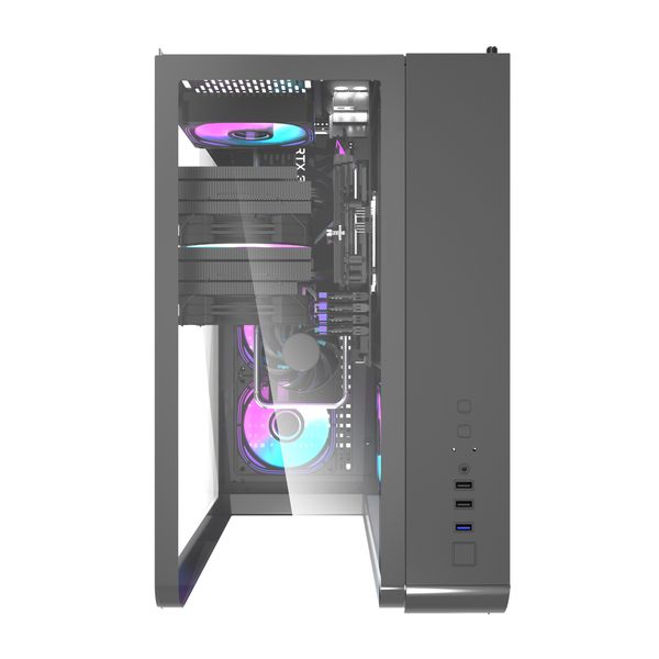  Thùng máy Darkflash L280 F-ATX (View 3 Góc) - Đen 