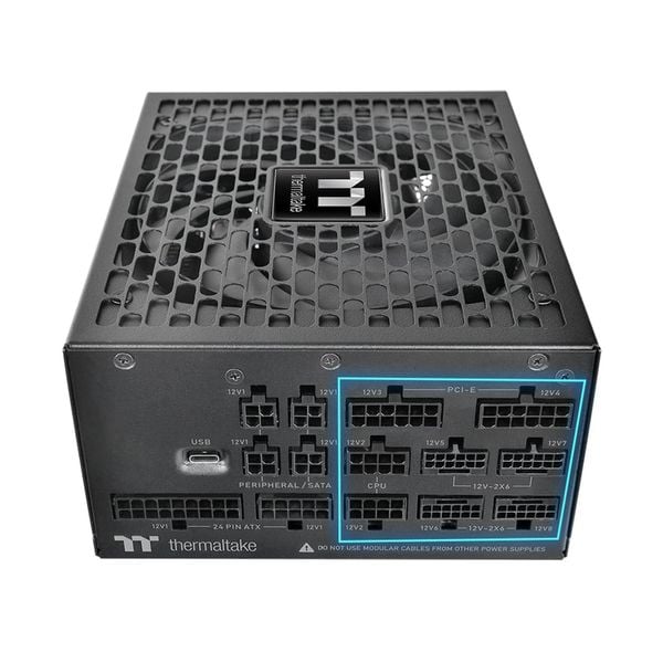  Nguồn máy tính Thermaltake Toughpower i 2000W 80 Plus Platinum (PS-TPI-2000FNFDPE-1) | Full Modular, Fan 14cm, Đen 