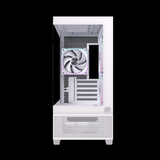  Thùng máy EINAREX SM501D RGB (Kèm sẵn 3 Fan ARGB) | M-ATX, Mặt kính, Trắng 