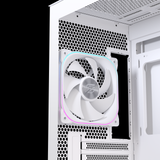  Thùng máy EINAREX SM501D RGB (Kèm sẵn 3 Fan ARGB) | M-ATX, Mặt kính, Trắng 