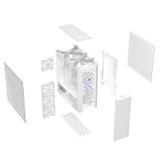  Thùng máy Asus Rog Strix Helios II GX601S | Kèm Sẵn 4 Fan | Trắng 