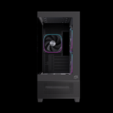  Thùng máy EINAREX SM501D RGB (Kèm sẵn 3 Fan ARGB) | M-ATX, Mặt kính, Đen 