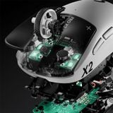  Chuột gaming Logitech PRO X2 SUPERSTRIKE Wireless (910-007778) | Không dây Lightspeed, 44K DPI, Lunar Eclipse 