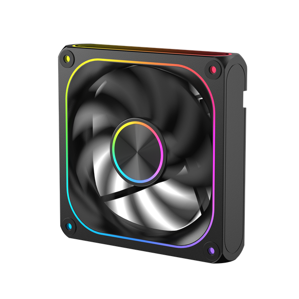  Quạt tản nhiệt PC Xigmatek Infinity Pro 8 | 120mm, ARGB, Gió thuận, Đen (EN49538) 