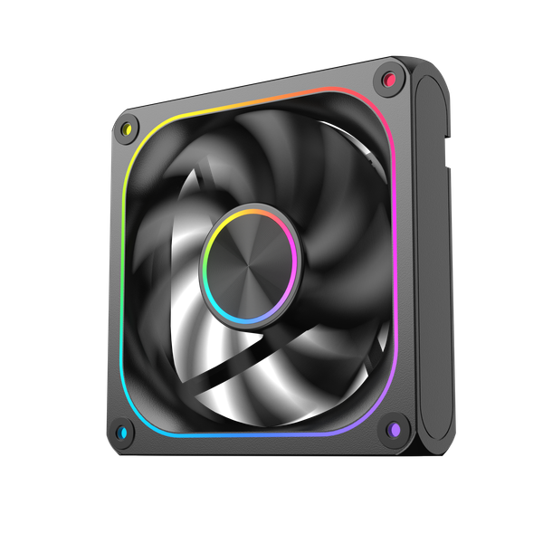  Quạt tản nhiệt PC Xigmatek Infinity Pro 8 | 120mm, ARGB, Gió thuận, Đen (EN49538) 