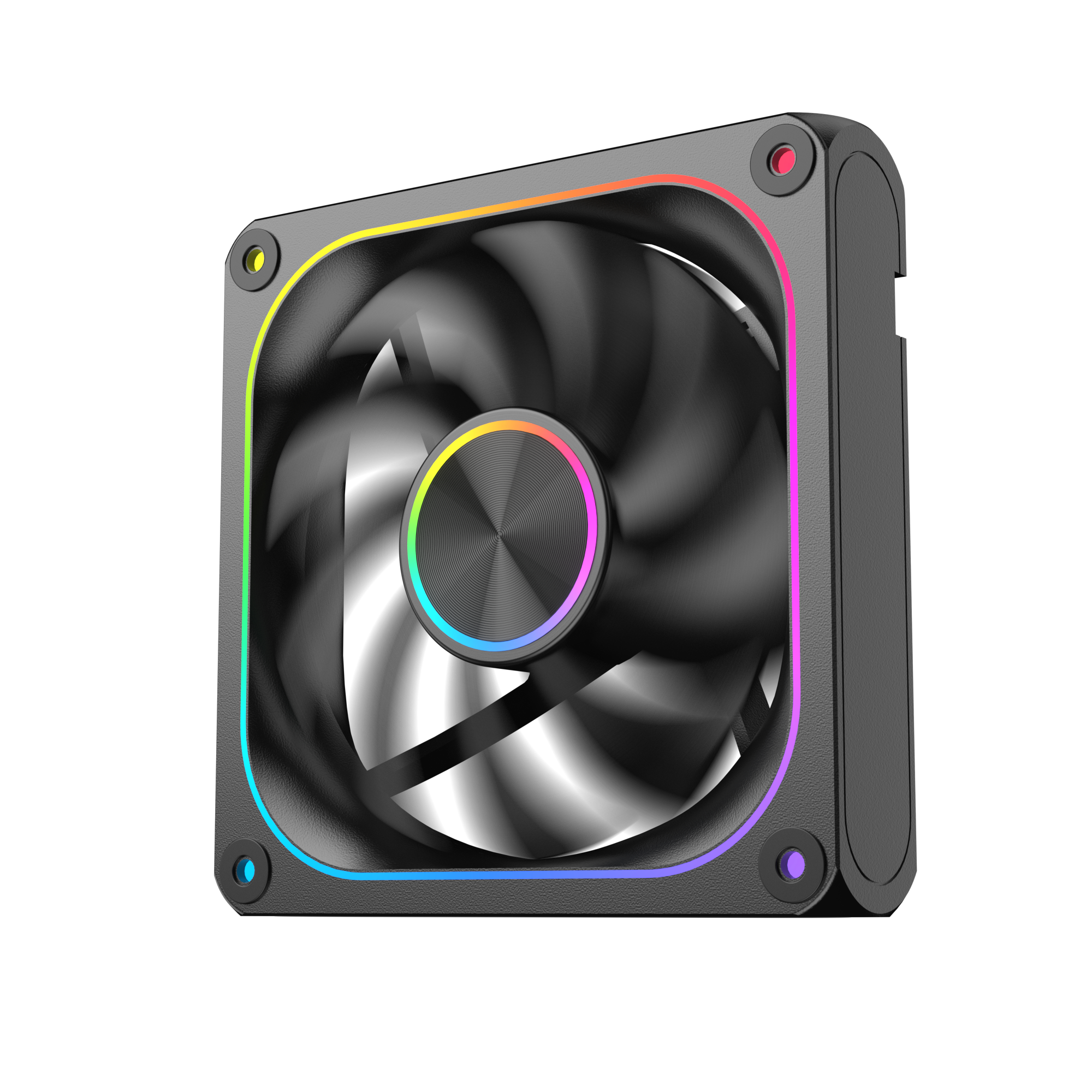 Quạt tản nhiệt PC Xigmatek Infinity Pro 8 | 120mm, ARGB, Gió thuận, Đen (EN49538)