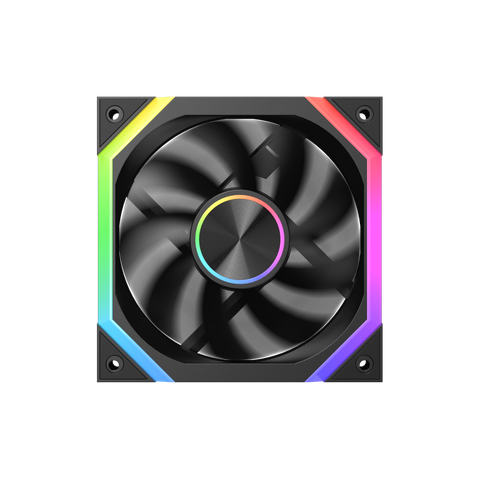 Quạt tản nhiệt PC Xigmatek Infinity Pro 6 (EN 49415) | Fan 120mm, ARGB, Gió thuận, Đen