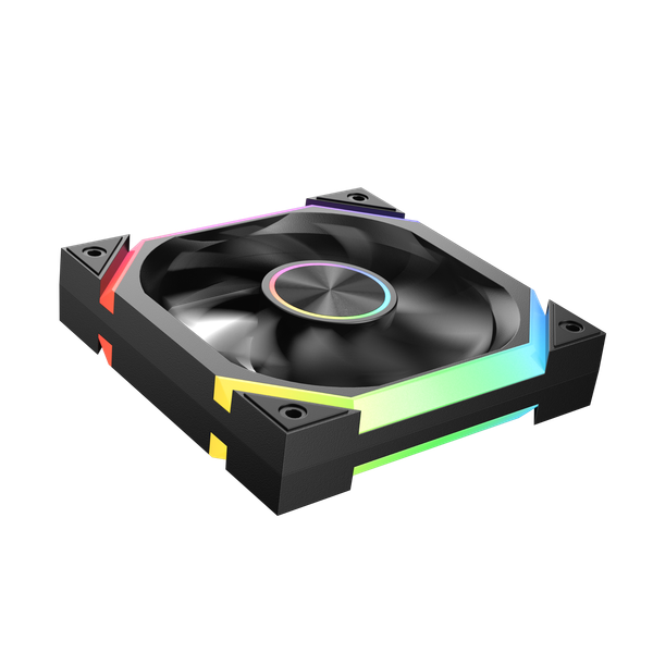  Quạt tản nhiệt PC Xigmatek Infinity Pro 6 (EN 49415) | Fan 120mm, ARGB, Gió thuận, Đen 