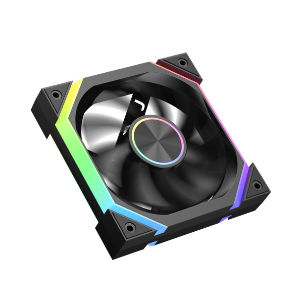  Quạt tản nhiệt PC Xigmatek Infinity Pro 6 (EN 49415) | Fan 120mm, ARGB, Gió thuận, Đen 