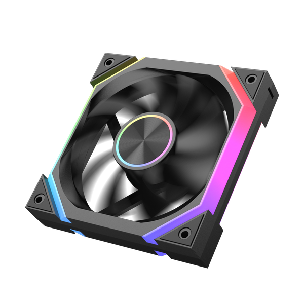  Quạt tản nhiệt PC Xigmatek Infinity Pro 6 (EN 49415) | Fan 120mm, ARGB, Gió thuận, Đen 