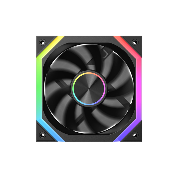  Quạt tản nhiệt PC Xigmatek Infinity Pro 6 (EN 49439) | Fan 120mm, ARGB, Gió ngược, Đen 