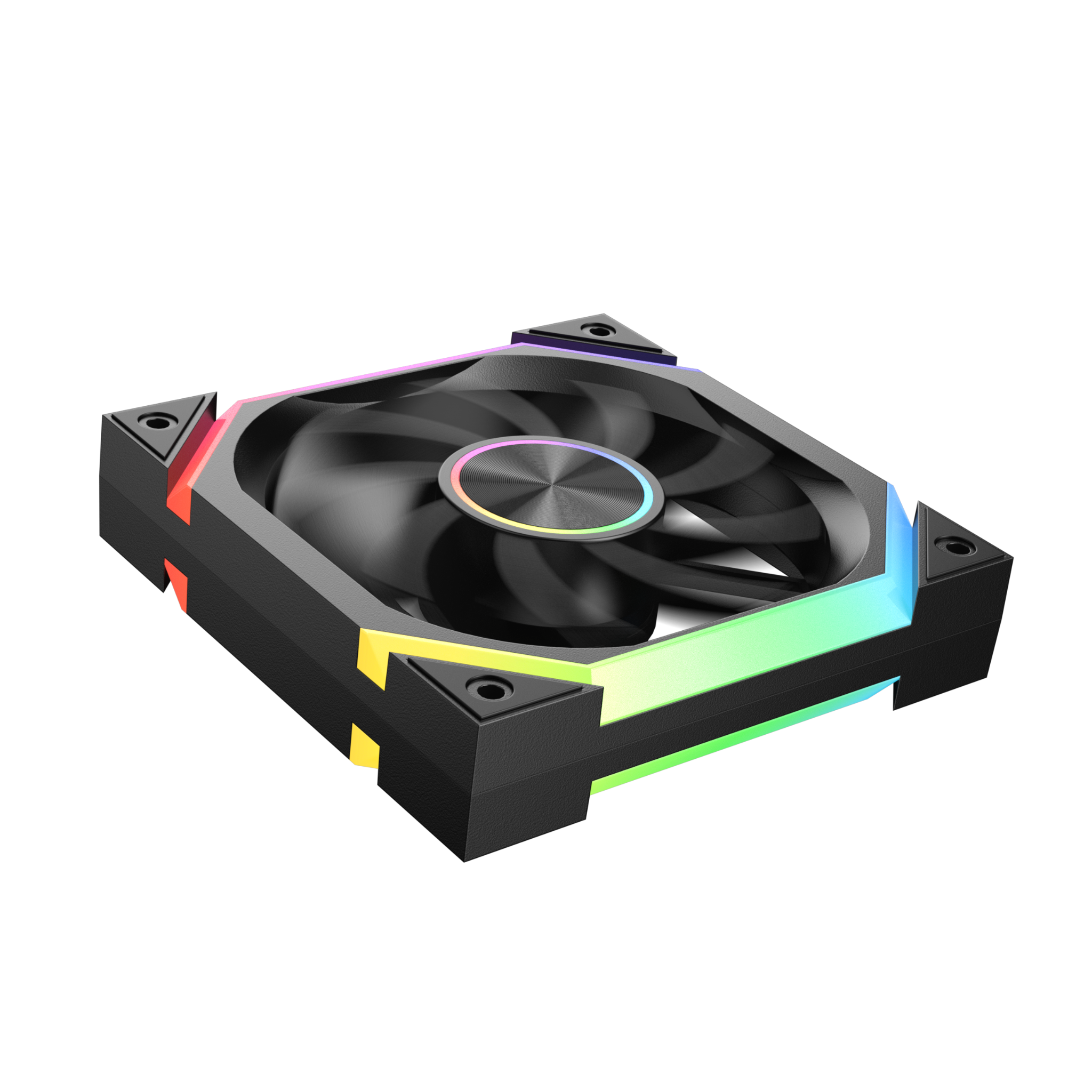  Quạt tản nhiệt PC Xigmatek Infinity Pro 6 (EN 49439) | Fan 120mm, ARGB, Gió ngược, Đen 