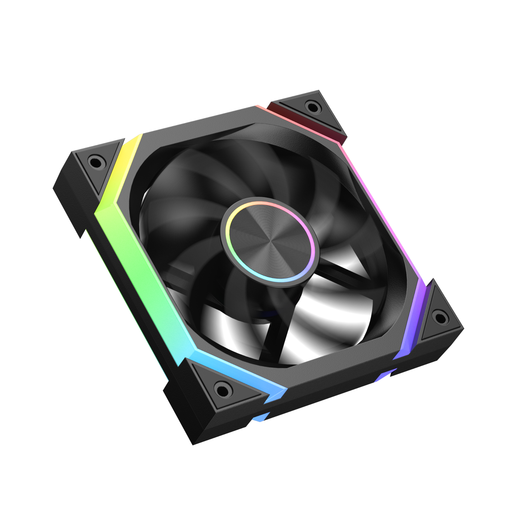  Quạt tản nhiệt PC Xigmatek Infinity Pro 6 (EN 49439) | Fan 120mm, ARGB, Gió ngược, Đen 