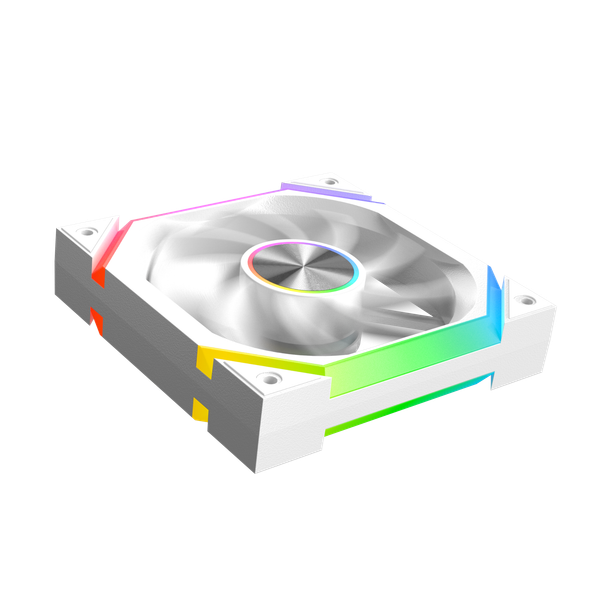  Quạt tản nhiệt PC Xigmatek Infinity Pro 6 (EN 49446) | Fan 120mm, ARGB, Gió ngược, Trắng 