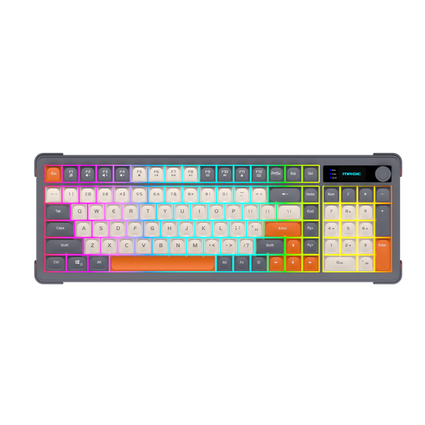  Bàn phím giả cơ gaming Magic K-01L | Có dây, Led Rainbow 