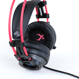  Tai nghe Gaming Xiberia K9 | Có dây, Over-ear, LED, Đen - Đỏ 