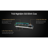  Bàn Phím Cơ Gaming Không Dây AKKO 5087 V3 Black & Gold | Akko Piano Pro, 3 Mode, RGB, Hot Swap 