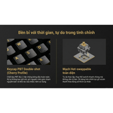  Bàn Phím Cơ Gaming Không Dây AKKO 5087 V3 Black & Gold | Akko Piano Pro, 3 Mode, RGB, Hot Swap 