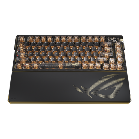 Bàn phím cơ Gaming Không Dây ASUS ROG Azoth Extreme Edition 20 (ROG NX SW) (90MP04VF-BKUA20) | ROG NX Mechanical Switch, Wireless 2.4GHz, Bluetooth 5, RGB, 8000Hz, Đen