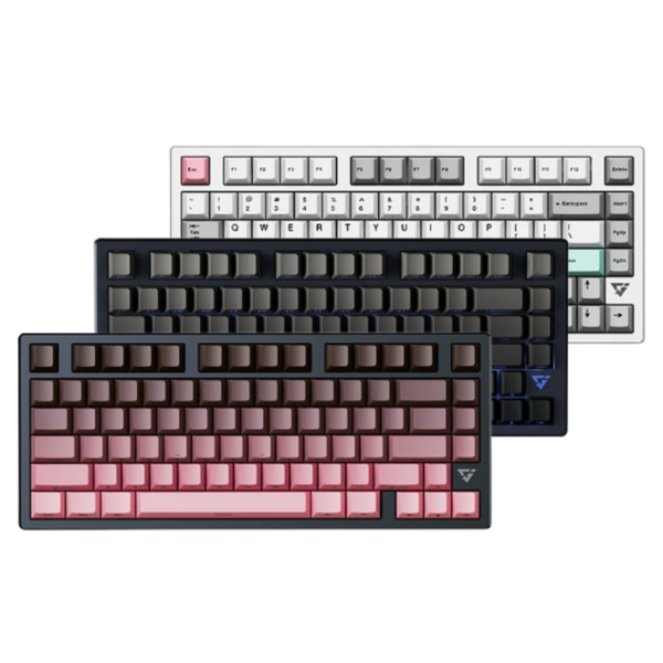  Bàn phím cơ không dây Gaming ATK VXE V75X Black Berry | CNC Led RGB, Anya Switch (Linear) 
