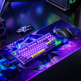  Bàn Phím Cơ Gaming Không Dây Inphic K87 Pro Purple | 3 Mode, TTC Slient Switch, Hotswap, RGB 
