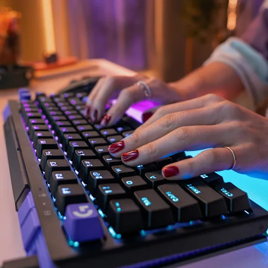  Bàn phím cơ Gaming Logitech G512 X 75 TMR Black Tactile Switch (920-013942) | LIGHTSYNC RGB, 8K Hz, USB-C 