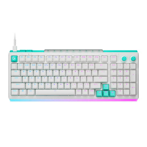Bàn phím cơ Gaming Logitech G512 X 98 TMR White Tactile switch (920-014010) | Analog TMR, LIGHTSYNC RGB