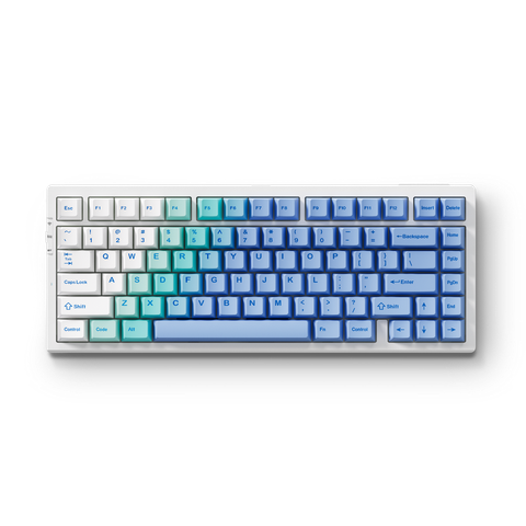 Bàn Phím Cơ Gaming Không Dây Mchose G75 Pro Arctic Snow Matcha Latte | Tri-Mode, Matcha Latte Switch, Pin 8000mAh (G75-12A)