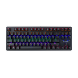  Bàn Phím Cơ Gaming Không Dây Rapoo V500 Pro-87 Multi Mode Wireless | 3 Mode, Brown Switch, LED 6 màu 