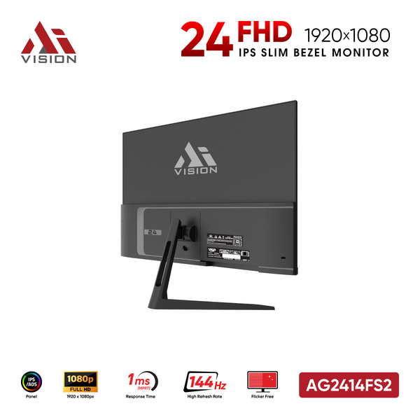 Màn hình Văn phòng Aivision AG2414FS2 | 24 inch, Full HD, 144Hz, IPS 