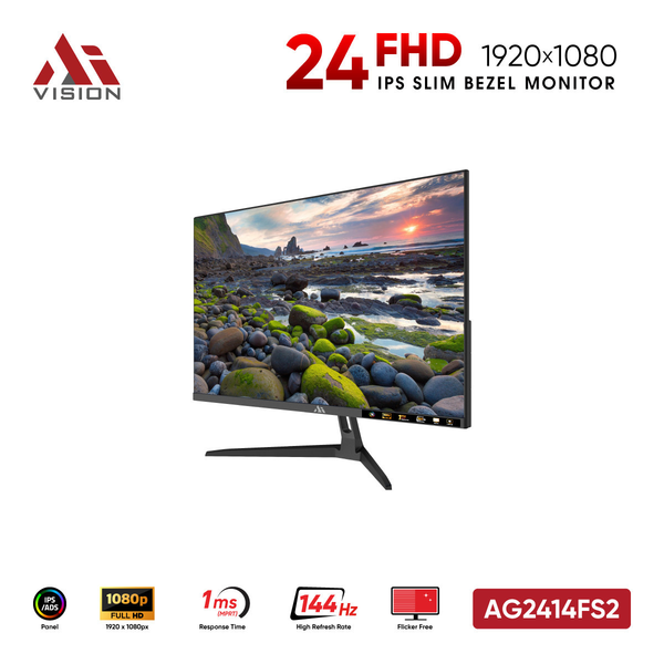  Màn hình Văn phòng Aivision AG2414FS2 | 24 inch, Full HD, 144Hz, IPS 