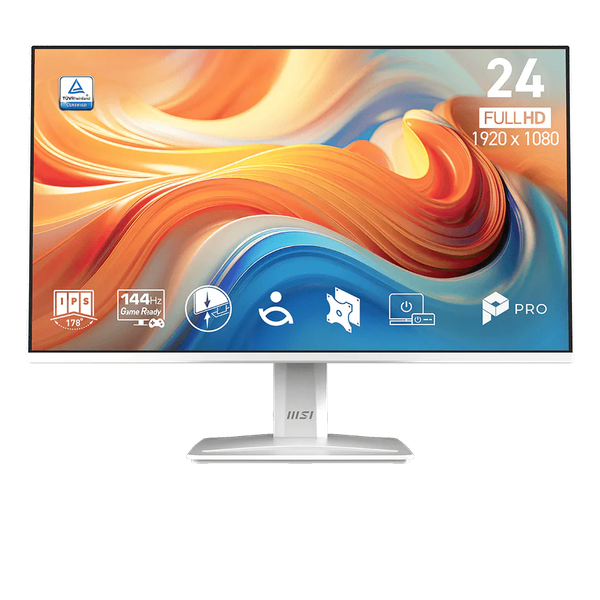  Màn hình Văn phòng MSI PRO MP243W E14 Trắng | 24 inch, Full HD, IPS, 144Hz, Speaker 