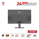  Màn hình Văn phòng 2K VSP G2410QS | 24 inch, QHD, IPS, 100Hz, USB Type-C PD 65W, Loa kép 