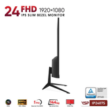  Màn hình Văn phòng VSP IP2407S | 24 inch, Full HD, IPS, 144Hz, 1ms, Đen 