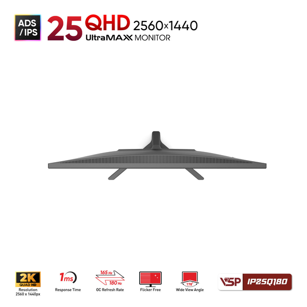  Màn hình Gaming 2K VSP IP25Q180 | 25 inch, QHD, IPS, 180Hz, 1ms MPRT 