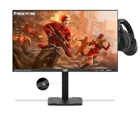 Màn hình Gaming VSP IP2518S2 | 24.5 inch, Full HD, IPS, 180Hz, 1ms MPRT, HDR, FreeSync, Chân CTH, Đen