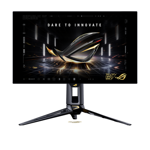 Màn hình Gaming 2K ASUS ROG Swift OLED PG27AQWP-G Edition 20th | 26.5 inch, WOLED 2K 540Hz, Dual Mode 720Hz, 0.02ms, HDR10